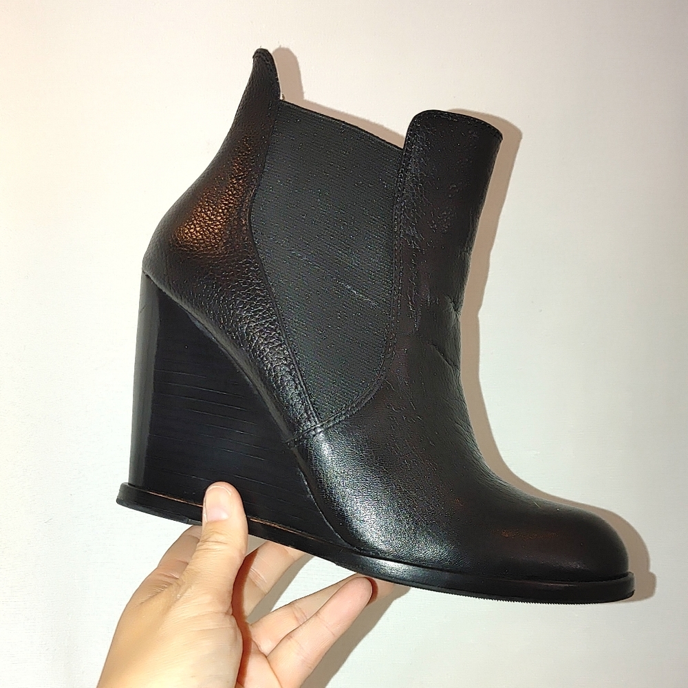 Corso Como Wedge Ankle Bootie Leather 7